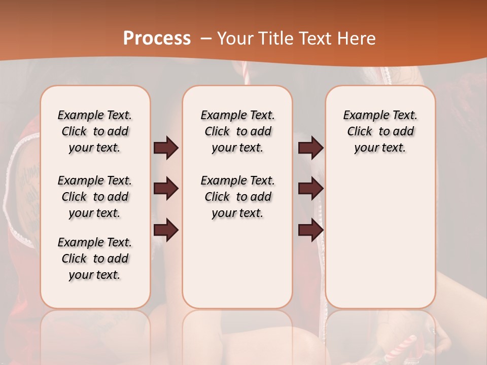 American Two Lady PowerPoint Template
