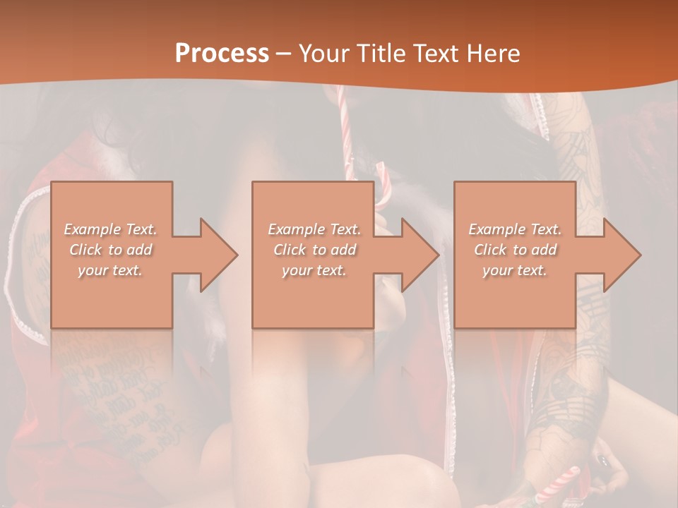American Two Lady PowerPoint Template