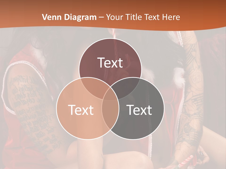 American Two Lady PowerPoint Template