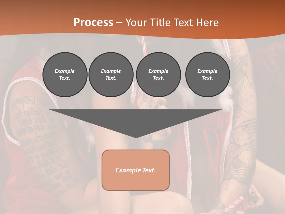 American Two Lady PowerPoint Template