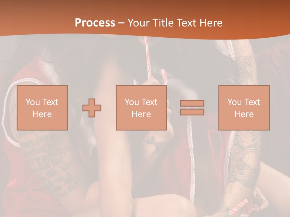 American Two Lady PowerPoint Template