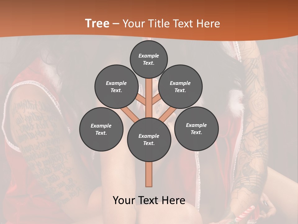 American Two Lady PowerPoint Template