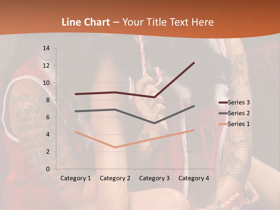 American Two Lady PowerPoint Template
