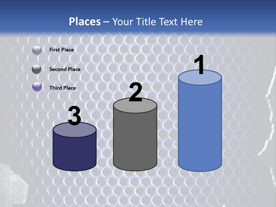 Blue Template Background PowerPoint Template