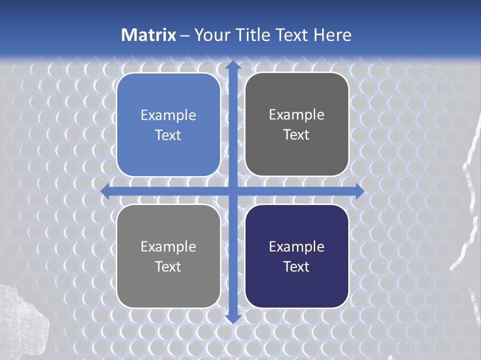 Blue Template Background PowerPoint Template