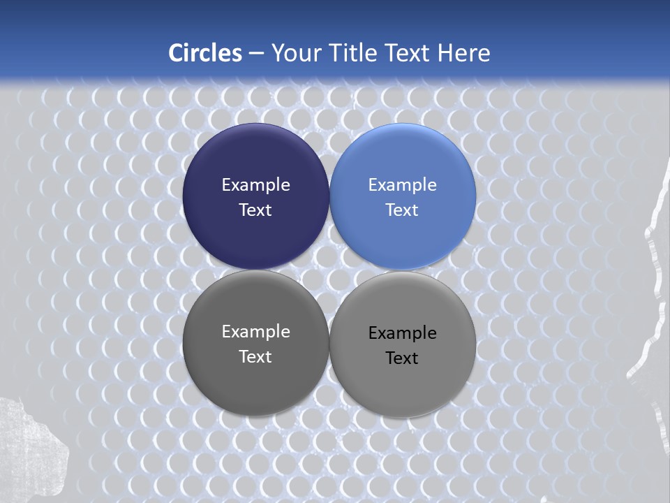 Blue Template Background PowerPoint Template