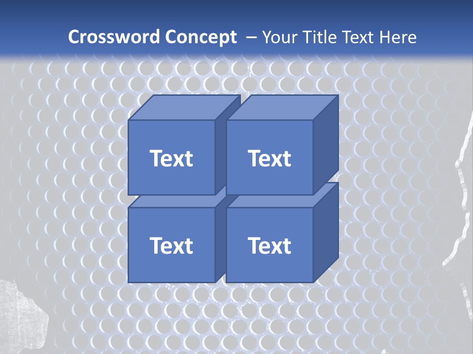 Blue Template Background PowerPoint Template
