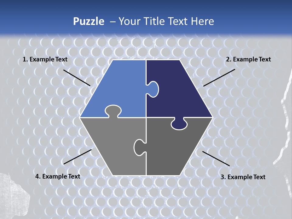 Blue Template Background PowerPoint Template