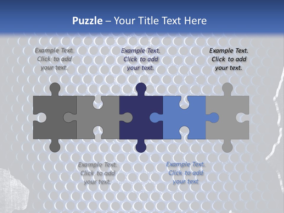 Blue Template Background PowerPoint Template