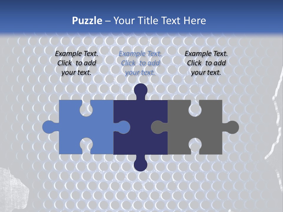 Blue Template Background PowerPoint Template