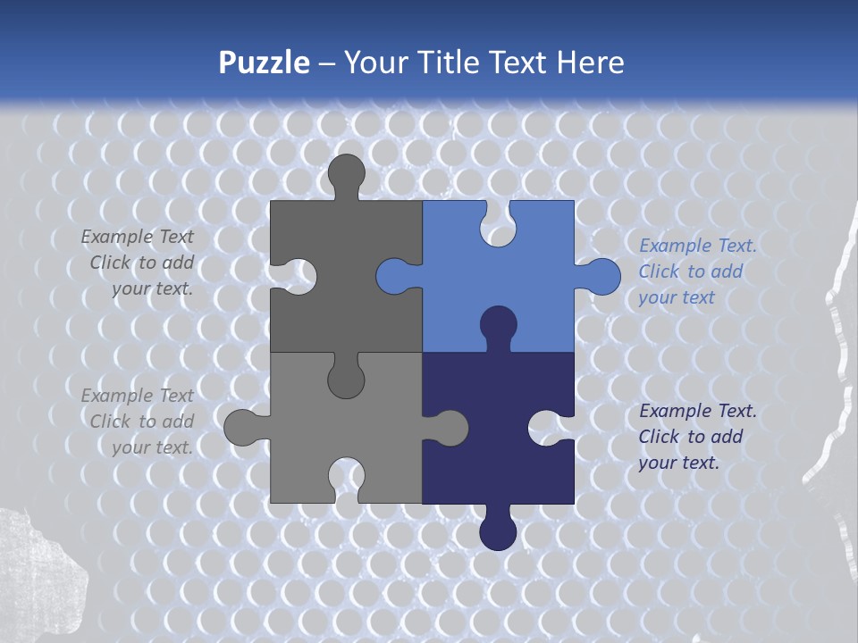 Blue Template Background PowerPoint Template