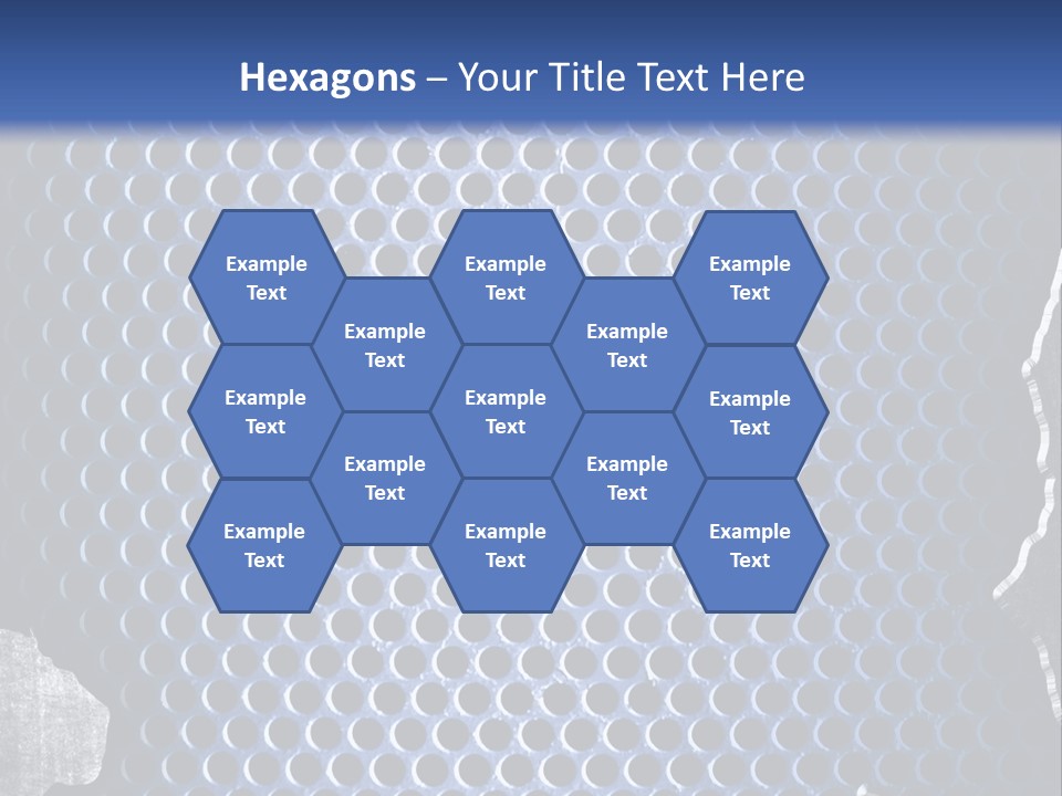 Blue Template Background PowerPoint Template