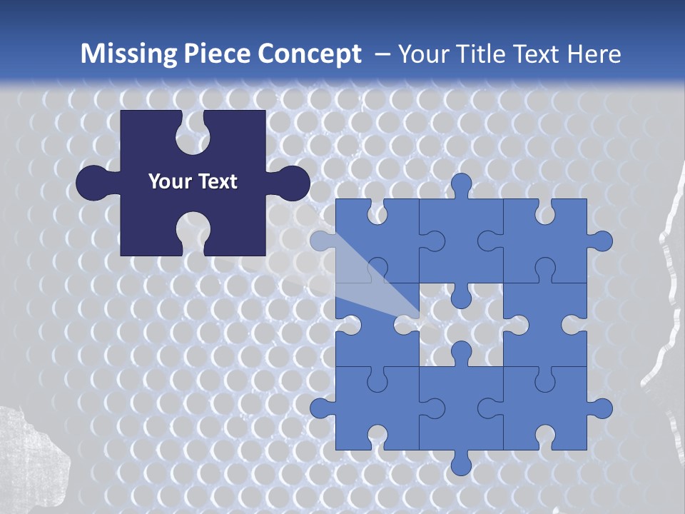 Blue Template Background PowerPoint Template