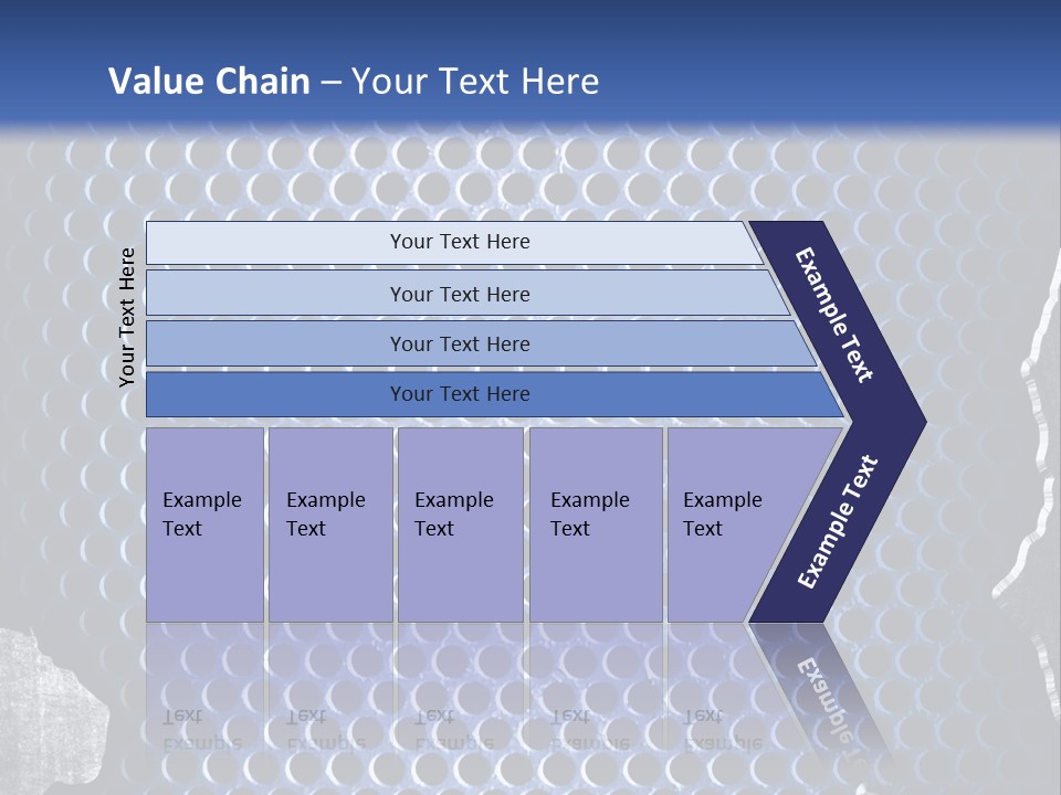 Blue Template Background PowerPoint Template