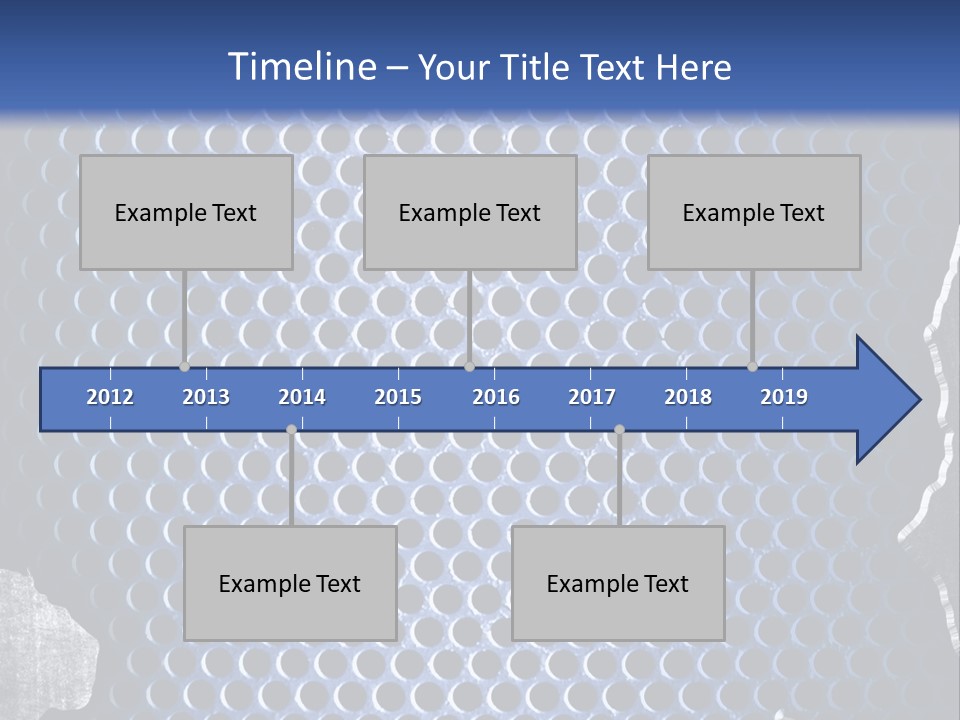 Blue Template Background PowerPoint Template