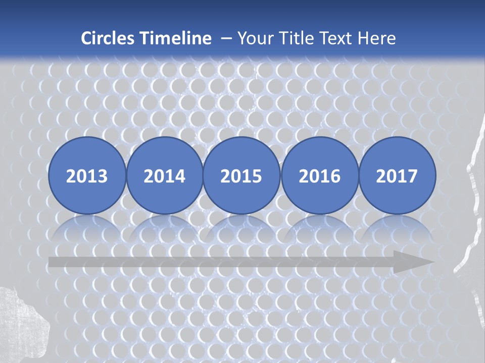 Blue Template Background PowerPoint Template