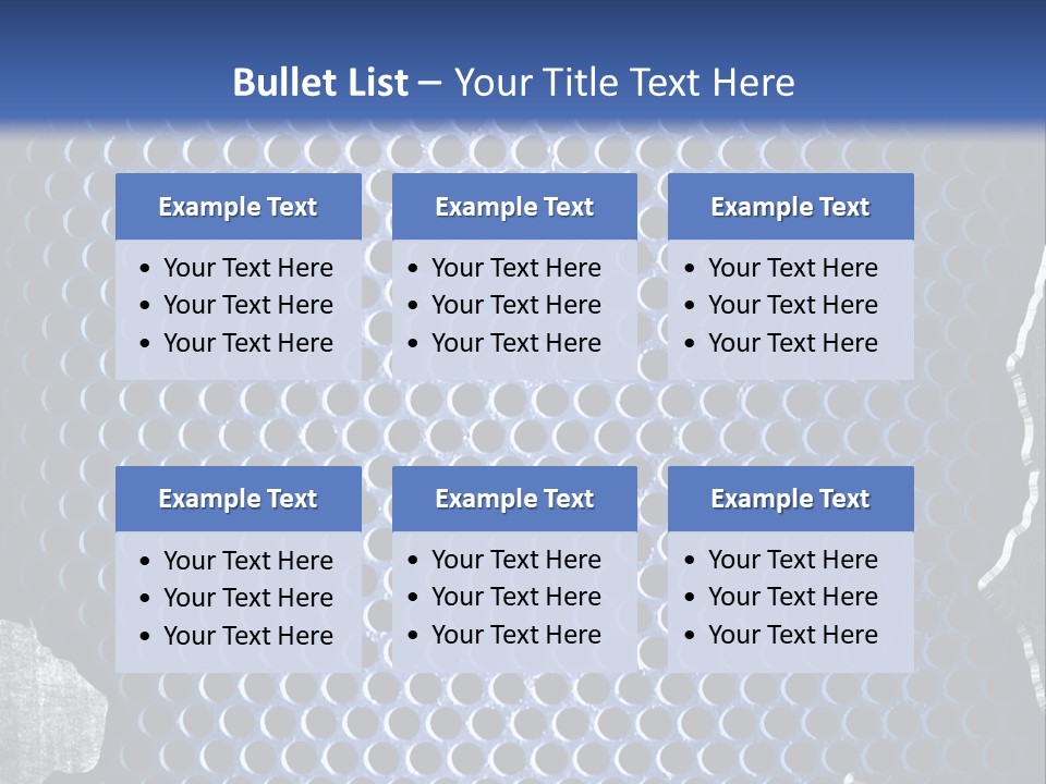 Blue Template Background PowerPoint Template