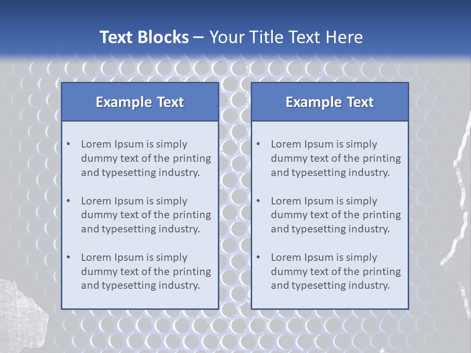 Blue Template Background PowerPoint Template