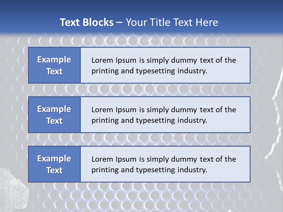 Blue Template Background PowerPoint Template