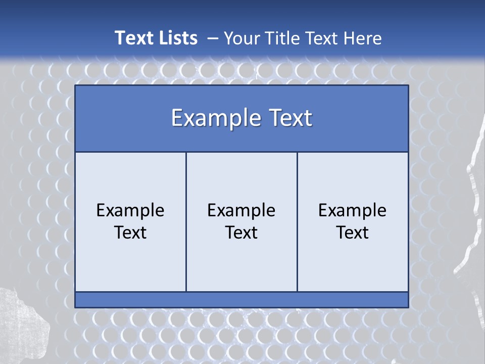 Blue Template Background PowerPoint Template