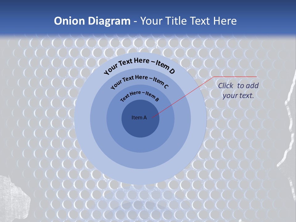 Blue Template Background PowerPoint Template