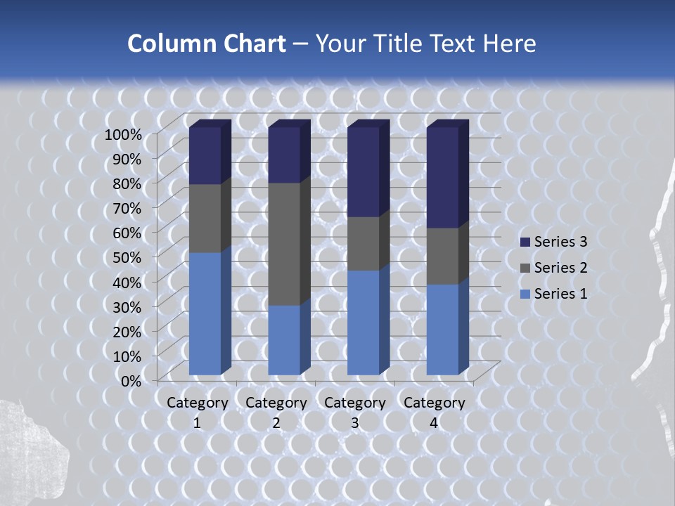 Blue Template Background PowerPoint Template