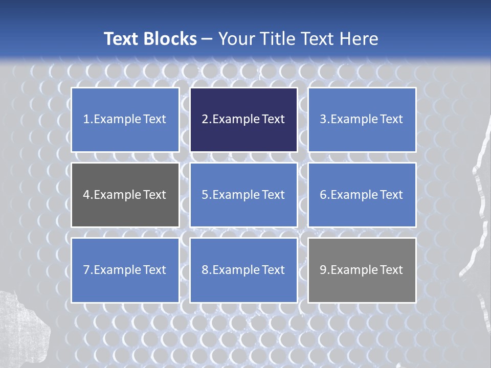 Blue Template Background PowerPoint Template