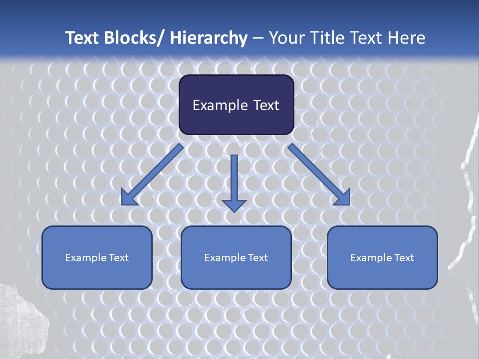 Blue Template Background PowerPoint Template