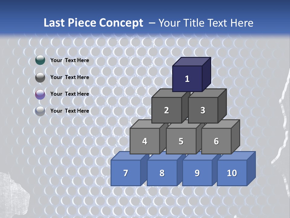 Blue Template Background PowerPoint Template