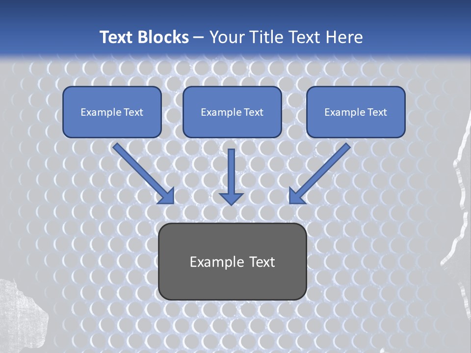 Blue Template Background PowerPoint Template