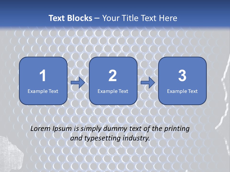 Blue Template Background PowerPoint Template