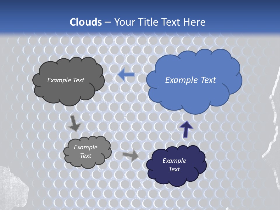 Blue Template Background PowerPoint Template