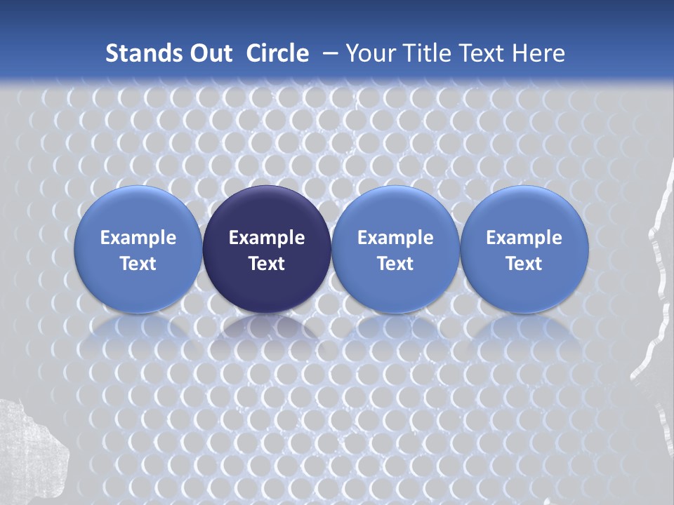 Blue Template Background PowerPoint Template