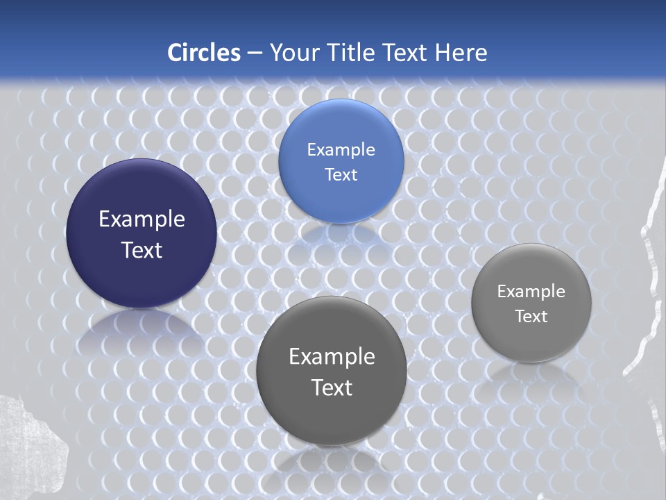 Blue Template Background PowerPoint Template