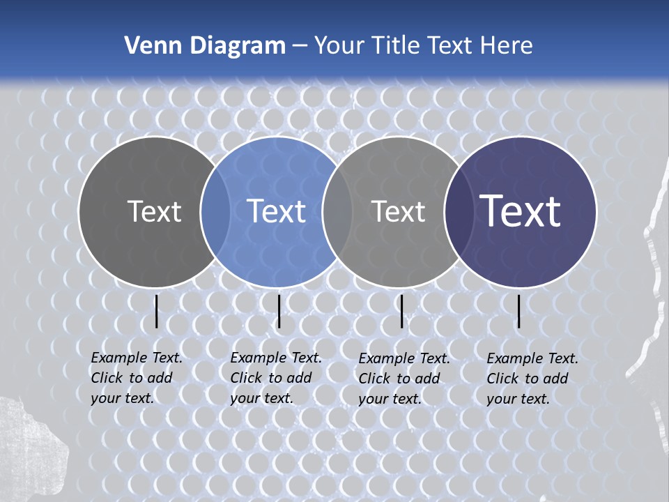 Blue Template Background PowerPoint Template