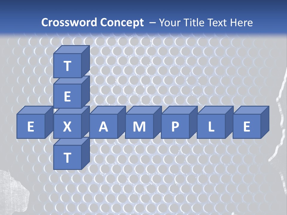 Blue Template Background PowerPoint Template