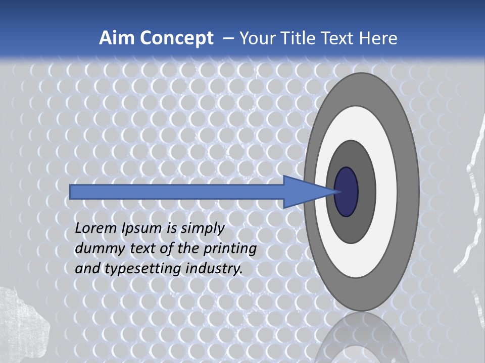 Blue Template Background PowerPoint Template