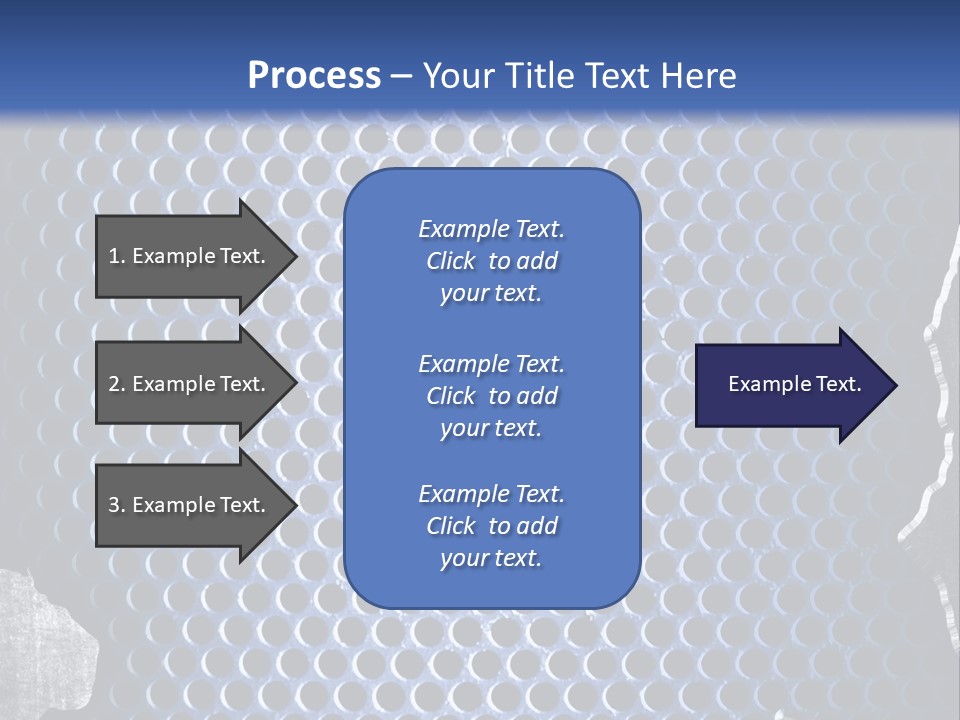 Blue Template Background PowerPoint Template