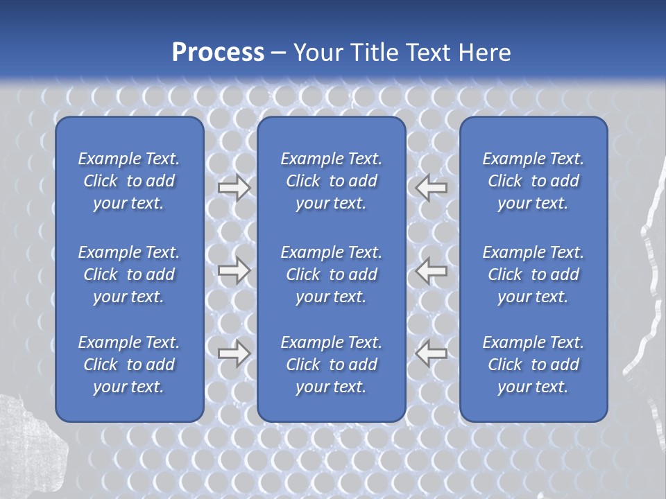 Blue Template Background PowerPoint Template
