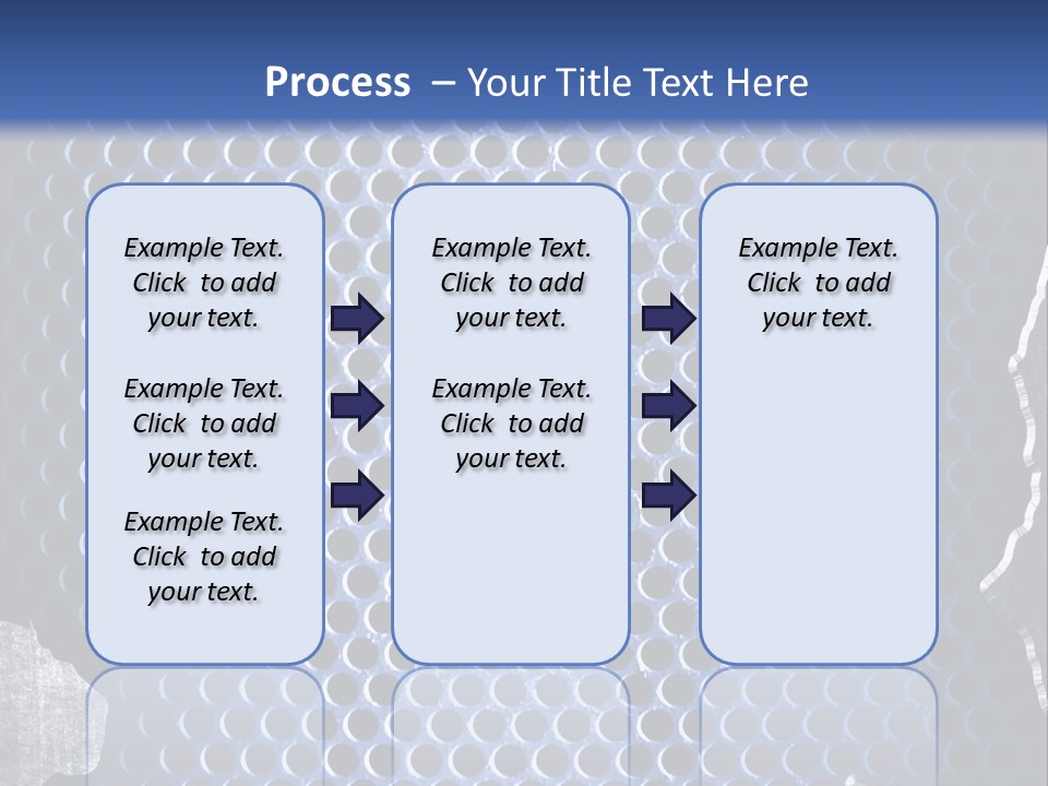 Blue Template Background PowerPoint Template