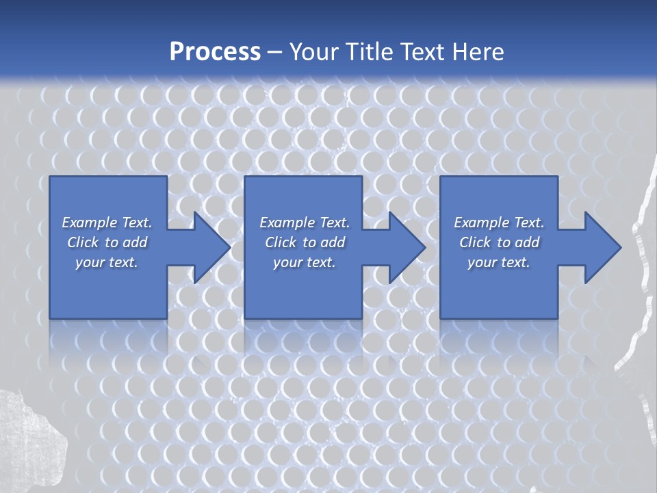 Blue Template Background PowerPoint Template