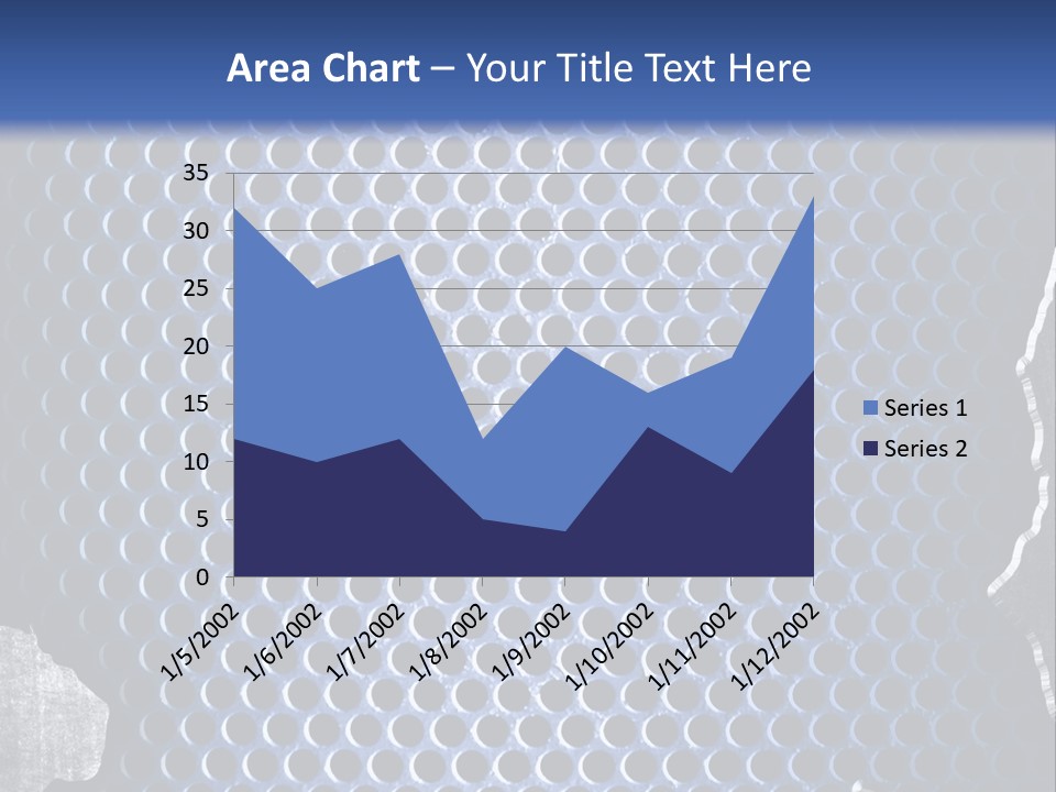 Blue Template Background PowerPoint Template
