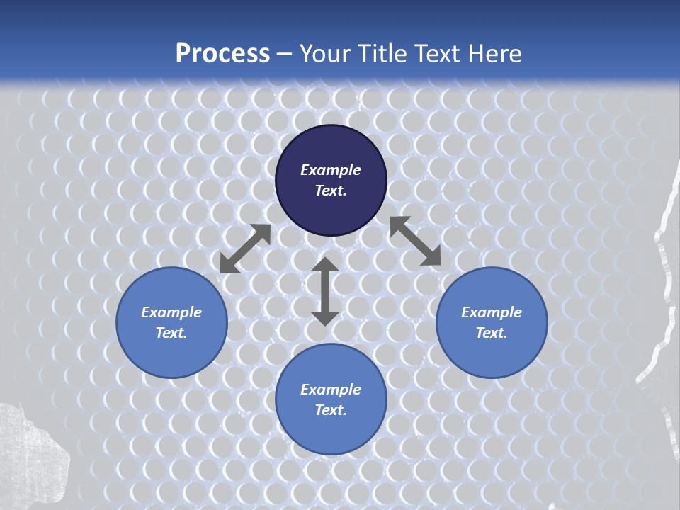Blue Template Background PowerPoint Template