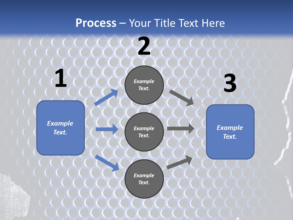 Blue Template Background PowerPoint Template