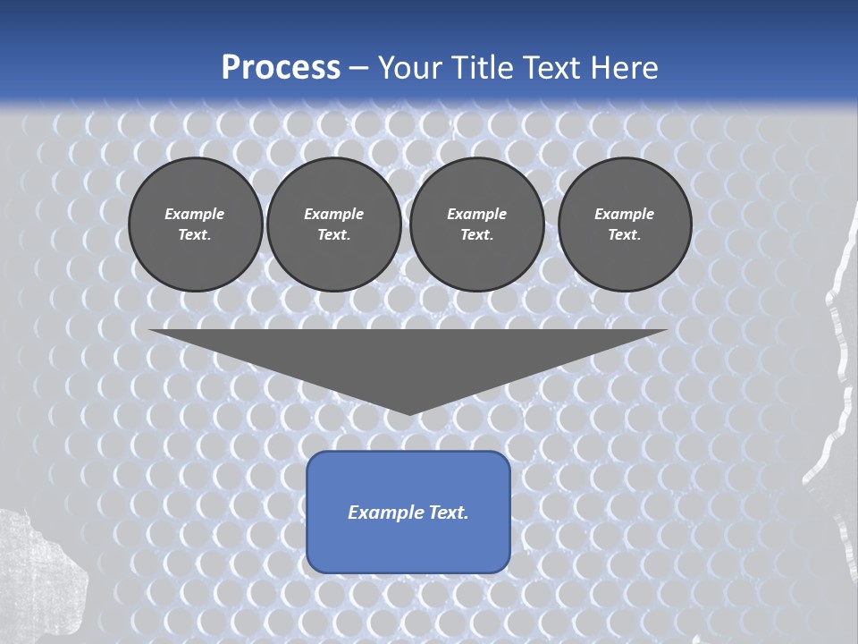 Blue Template Background PowerPoint Template