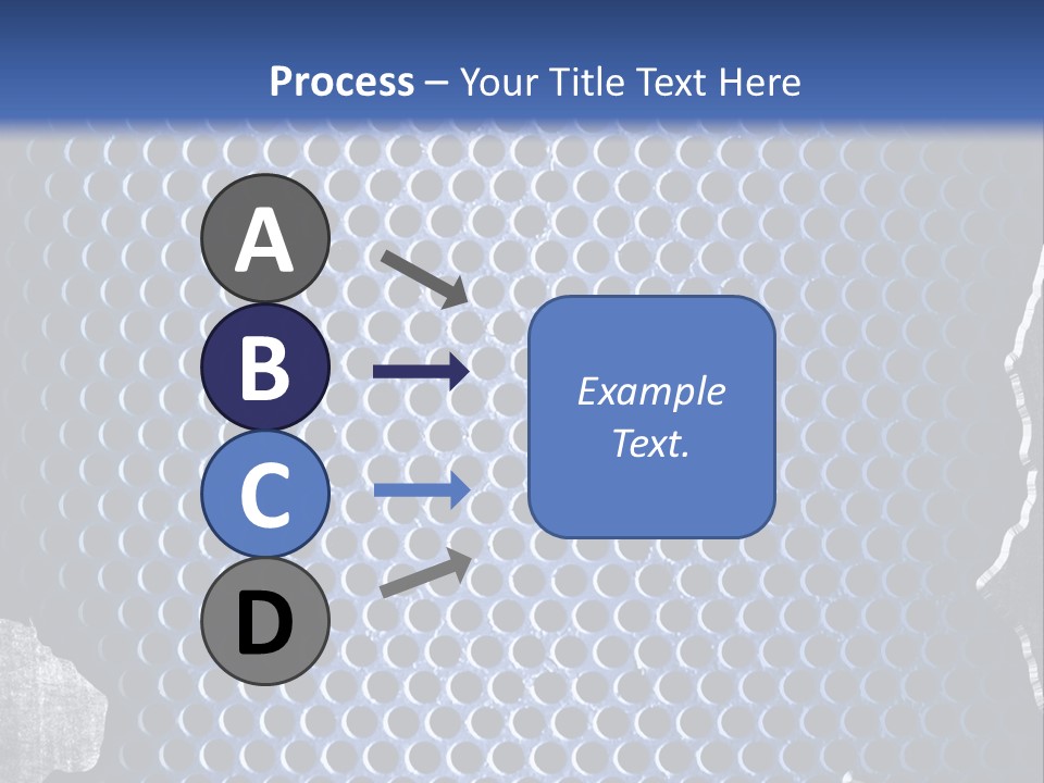 Blue Template Background PowerPoint Template
