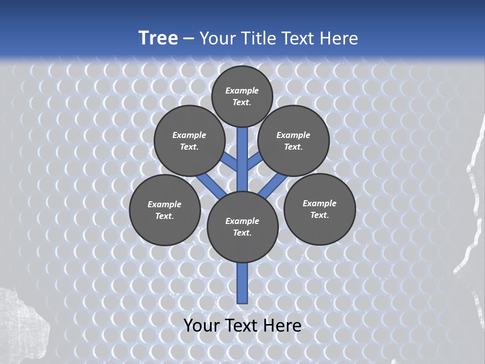 Blue Template Background PowerPoint Template