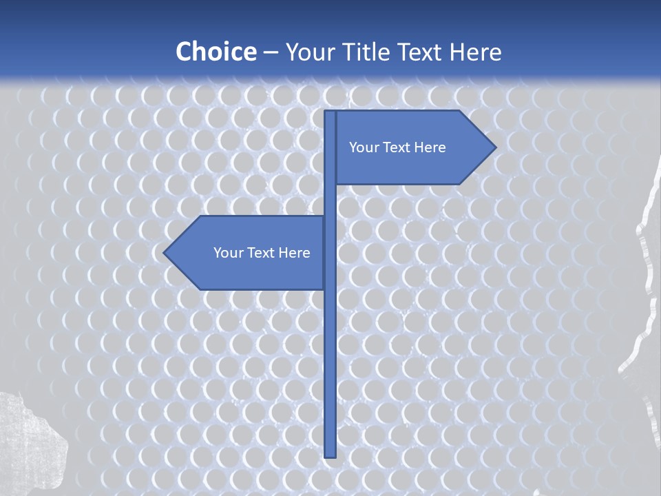 Blue Template Background PowerPoint Template