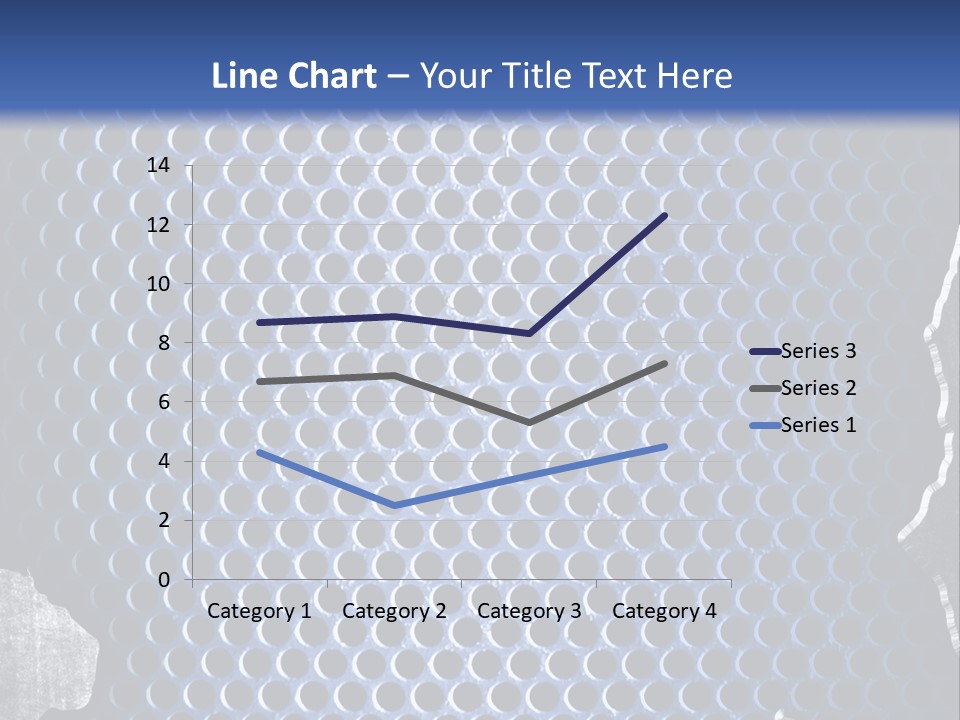 Blue Template Background PowerPoint Template