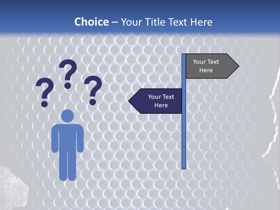Blue Template Background PowerPoint Template
